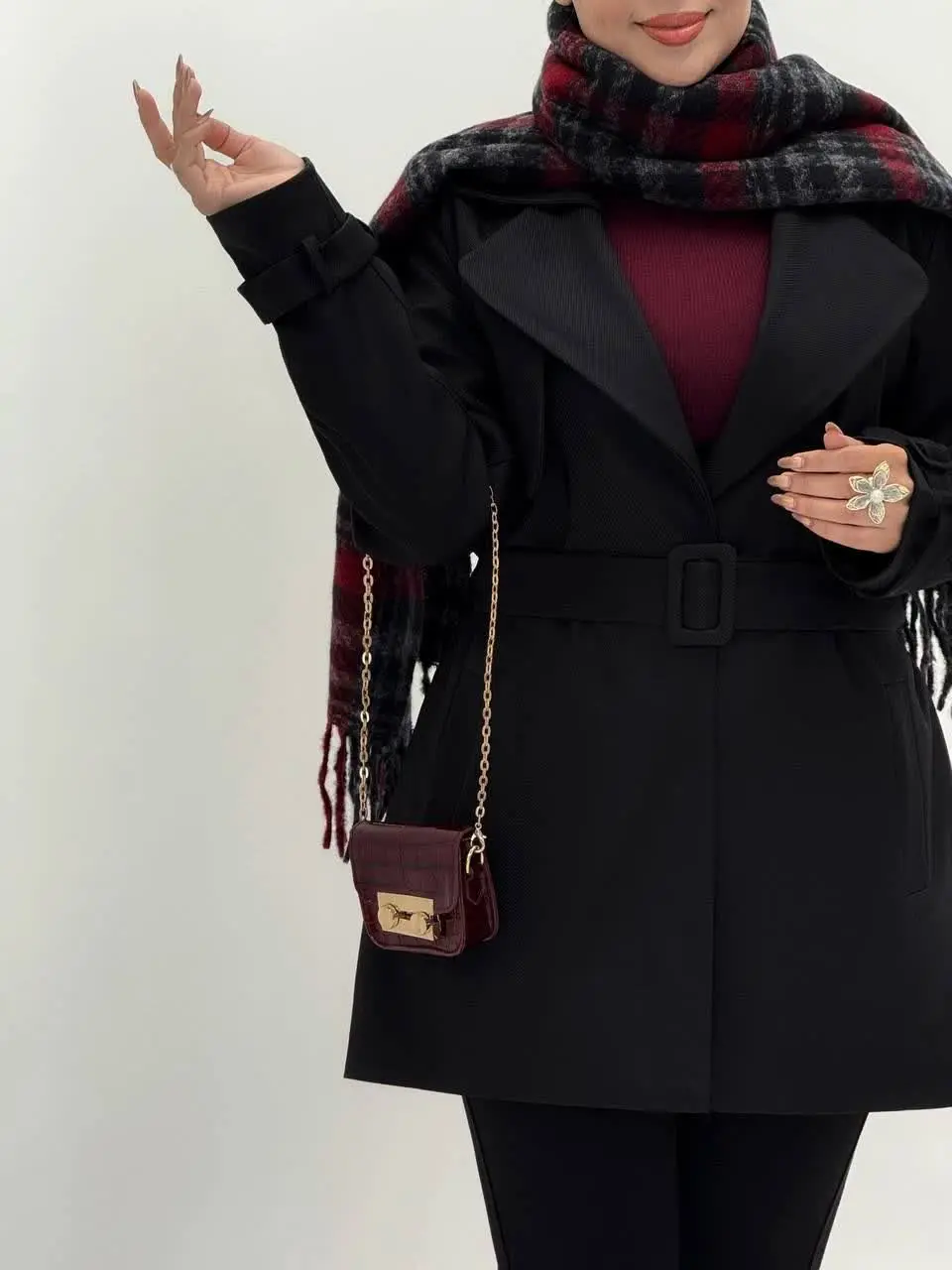 3563-بارونی آستردار تینا